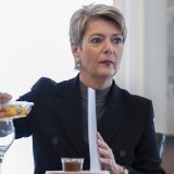 Karin Keller-Sutter appelle à une meilleure coordination entre la Suisse et l'UE en matière d'accueil des réfugiés ukrainiens (archives).